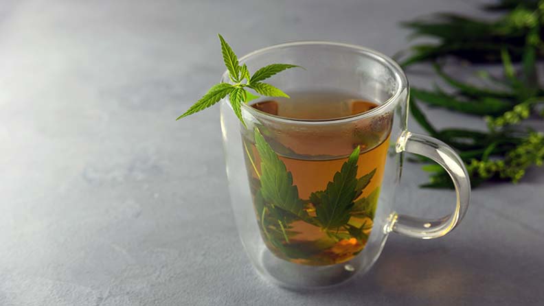 Hanfblütentee, Heilmittel