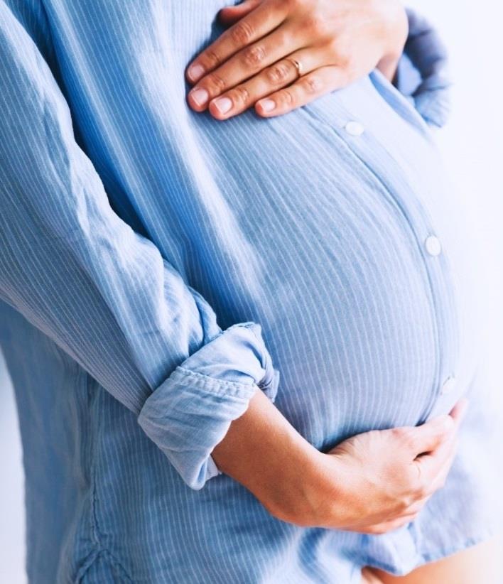 Schwanger, Frau, Babybauch